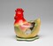 Ceramic Green Hen Tea Light Candle Holder, Home Décor, Gift for Her, Gift for Mom, Kitchen Décor, Farmhouse Décor, Fall Decor